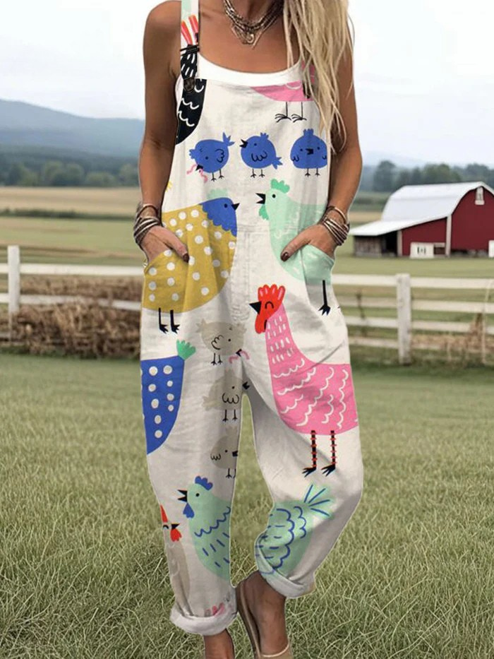Molly | Chicken Chatter Jumpsuit