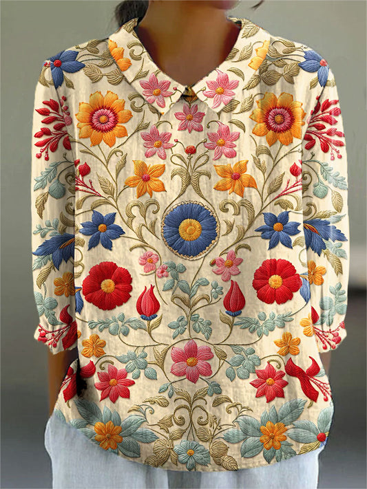 Jessamine | Floral Patterned Blouse