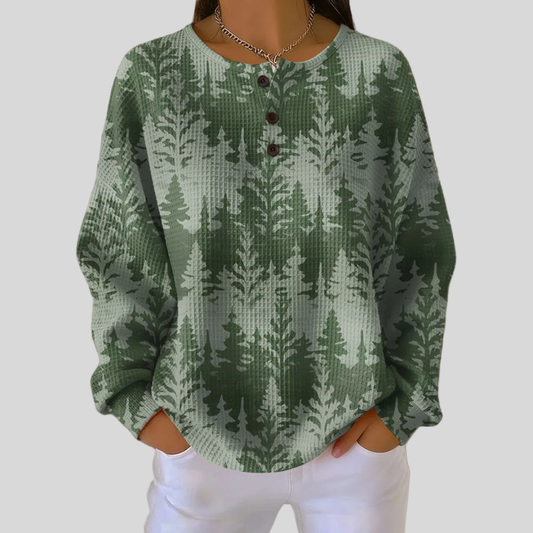 Inga | Classic Tree Motif Sweatshirt