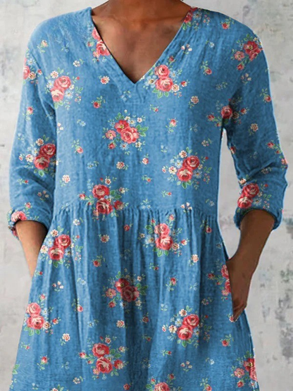 Mabel | Long Blouse with V-Neck