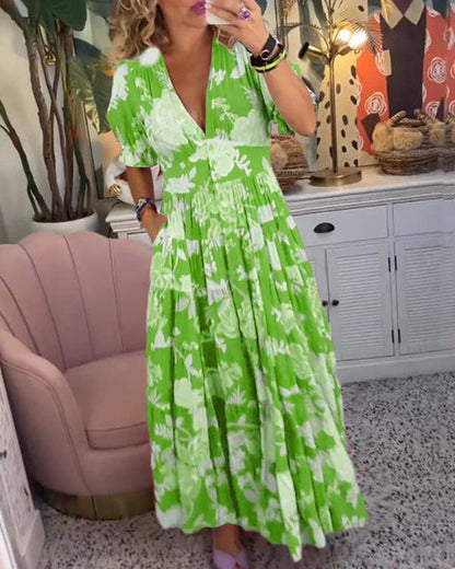 Anneliese | Vibrant Floral Maxi Dress