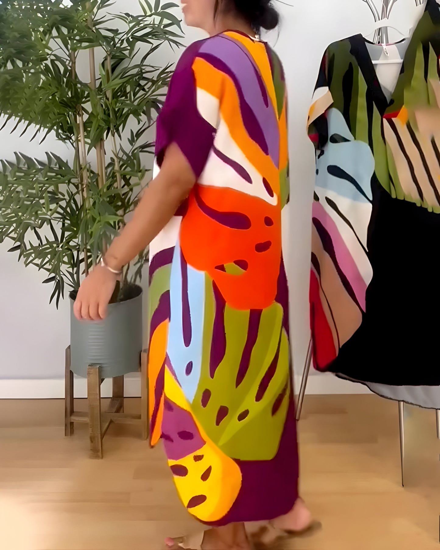 Arianna | Abstract Print Dress