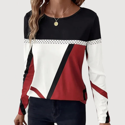 Alysia | Geometric Print Top