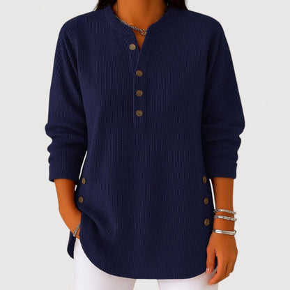 Anika | Cosy Button Top