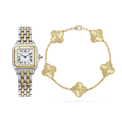 2-piece watch bracelet set "Julio"