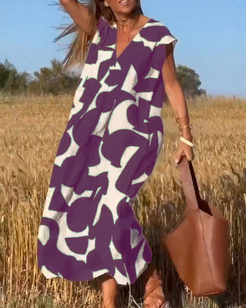 Adeline | Comfortable Abstract Dress