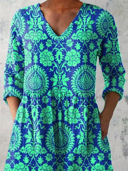 Beatrix | Long Blouse with V-Neck