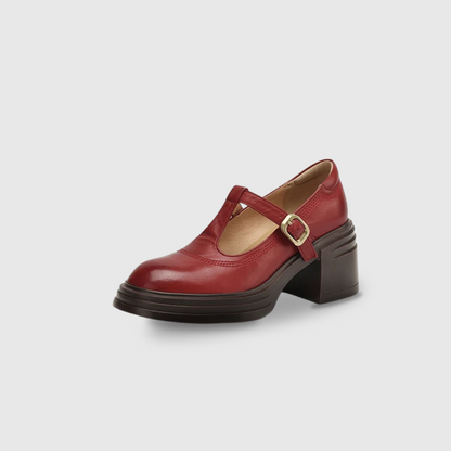 Elvana | Chunky Pumps Mary Janes