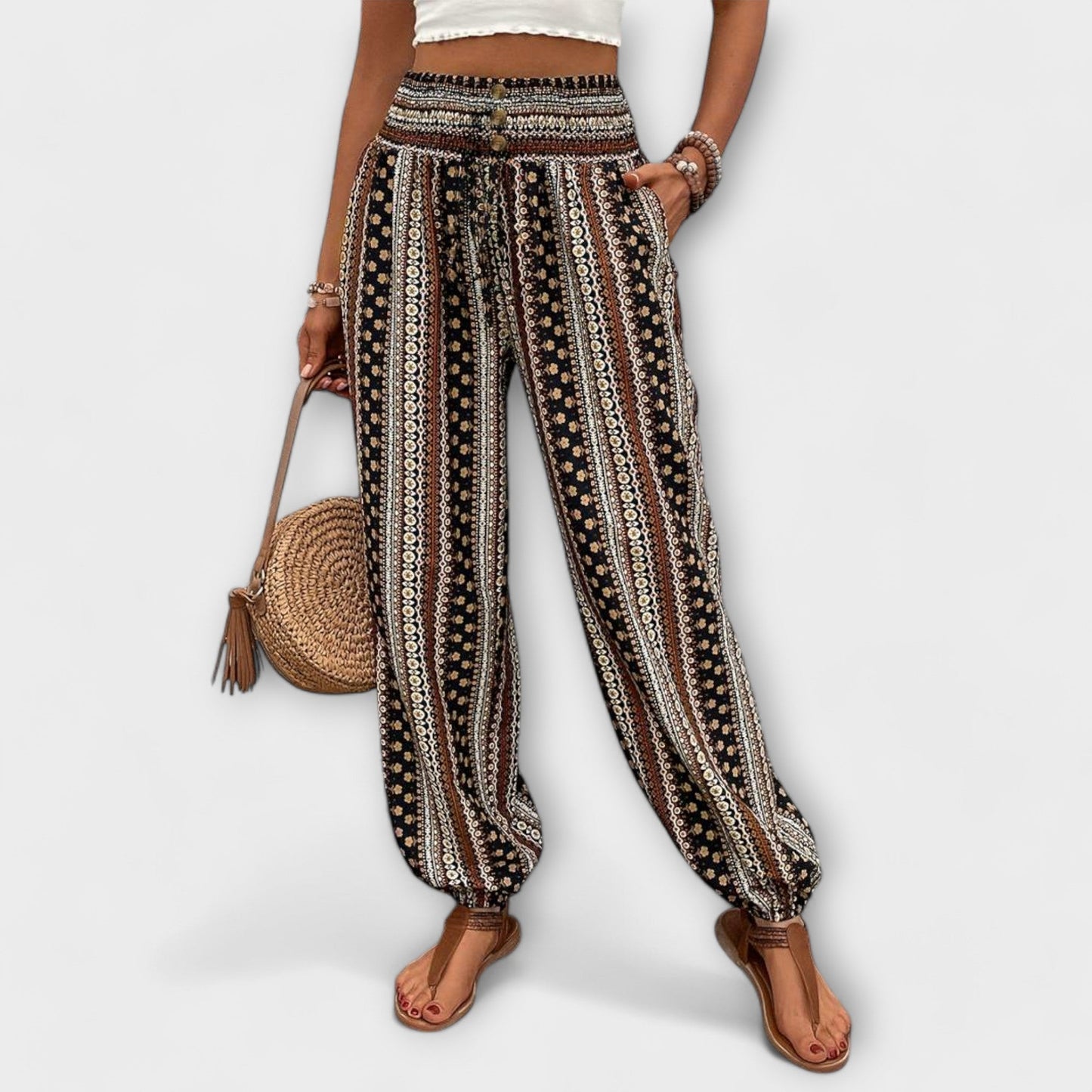 Scarlett | Ethnic Graphic Pants