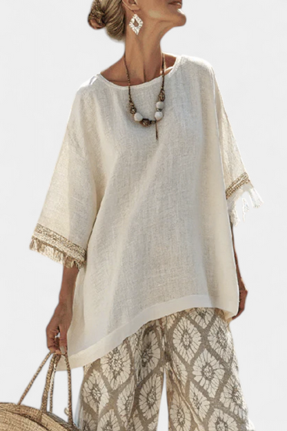 Alverra | Sophisticated Top & Casual Trousers Set