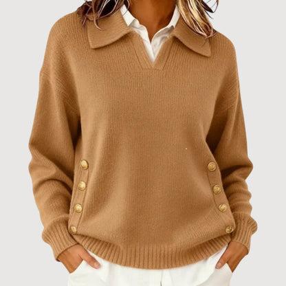 Aira | Button Detail Jumper