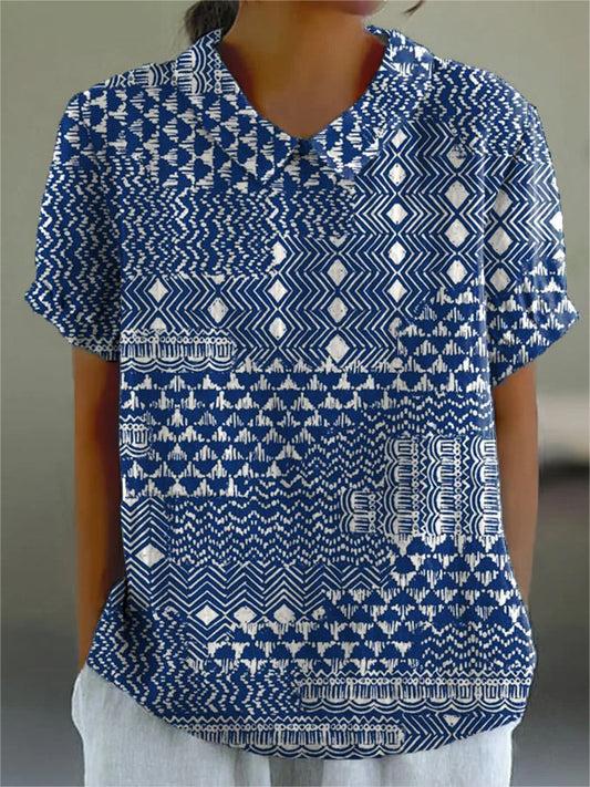 Edwina | Tribal Print Shirt