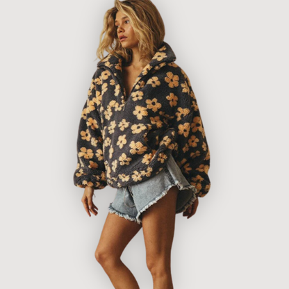 Mylene | Cosy Floral Pullover