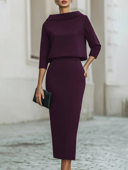 Brooks | Set with Boat Neckline