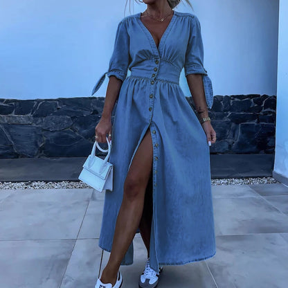 Zarina | Elegant Button Down Dress