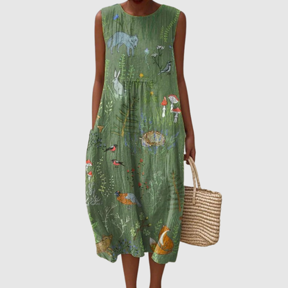 Hope | Woodland Midi Dress