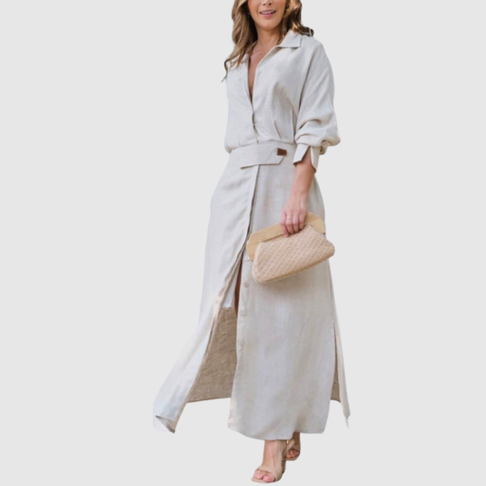 Jada | Linen Maxi Dress