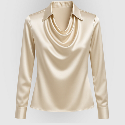 Ava | Glossy Blouse