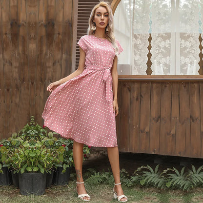 Bethany | Polka Midi Summer Dress