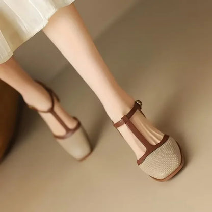 Isava | Mid Heel Leather Shoes