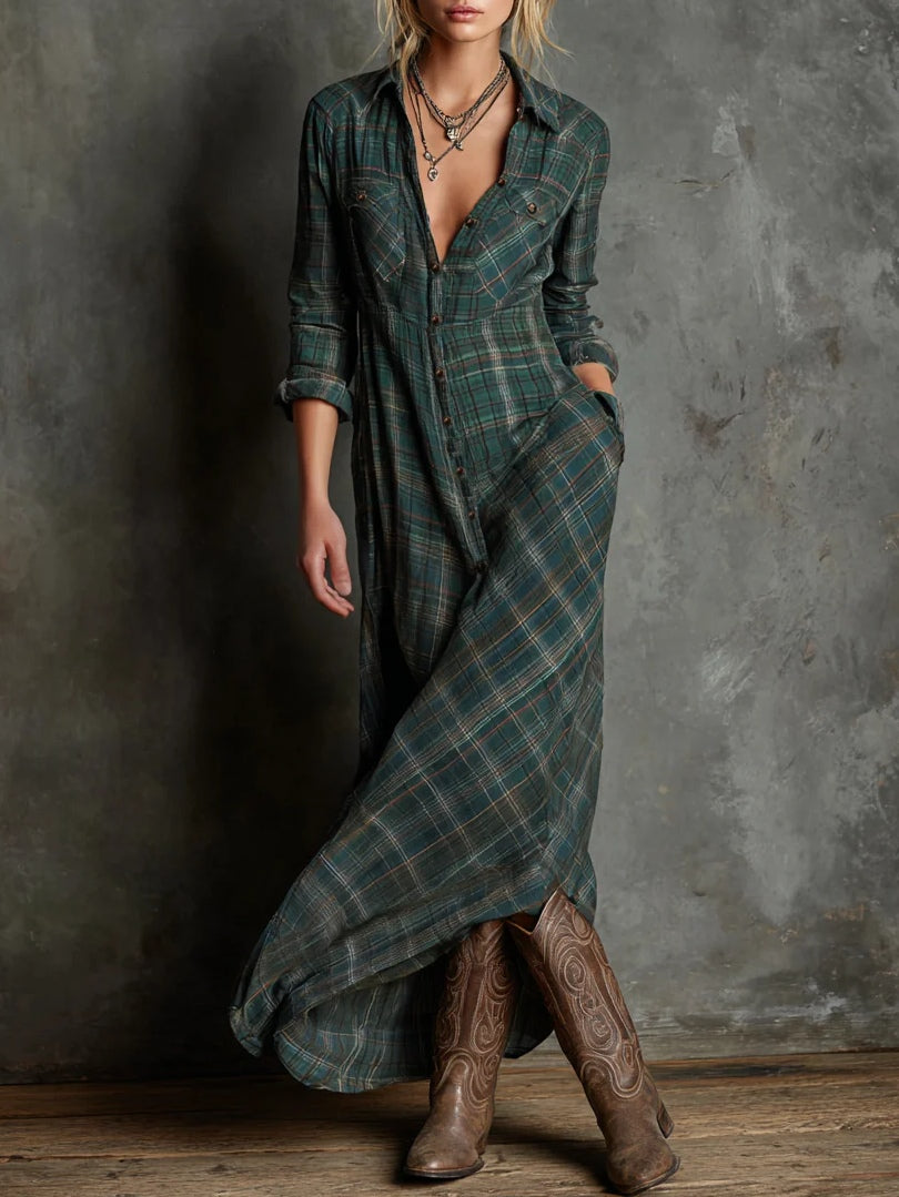 Grace | Single-Breasted Maxi Dress