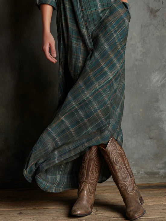 Grace | Single-Breasted Maxi Dress
