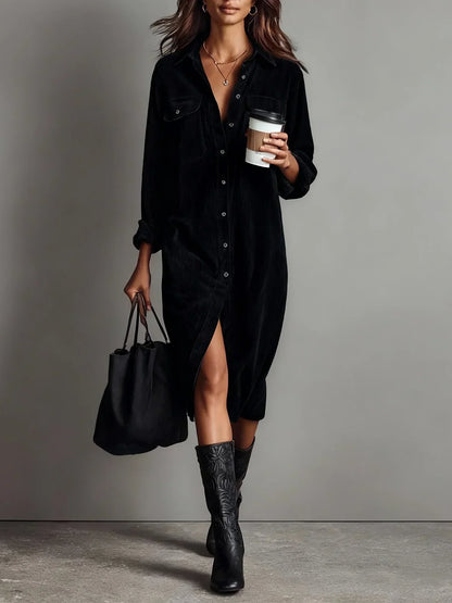 Sienna | Button-Up Midi Dress