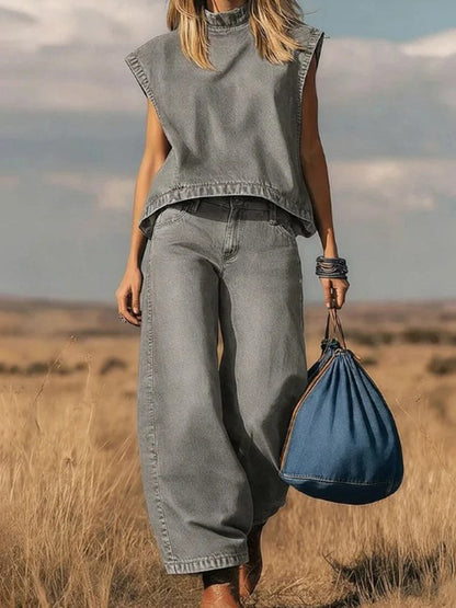 Ella | Loose Set with Wide Trousers