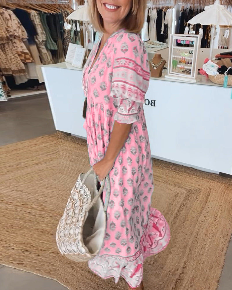 Vera | Bohemian Maxi Summer Dress