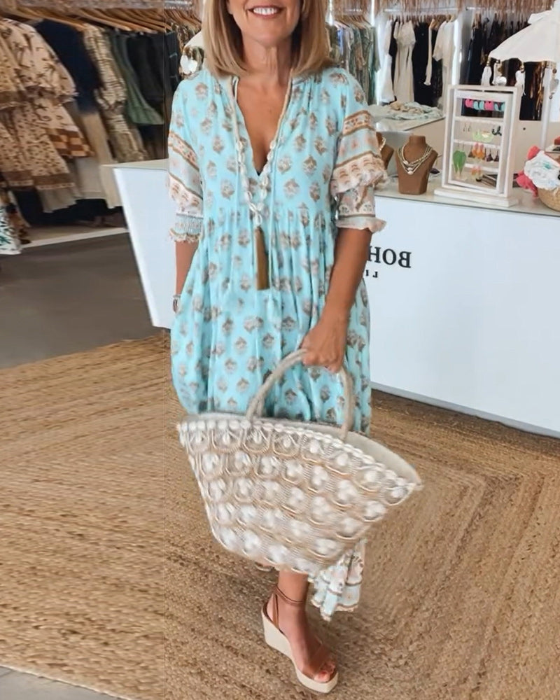 Vera | Bohemian Maxi Summer Dress