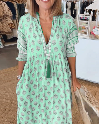 Vera | Bohemian Maxi Summer Dress