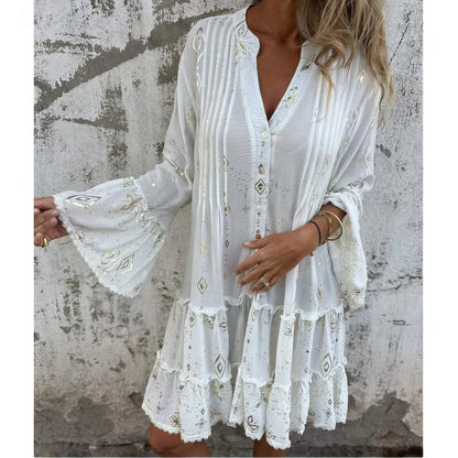 Abigail |  Boho Midi Dress